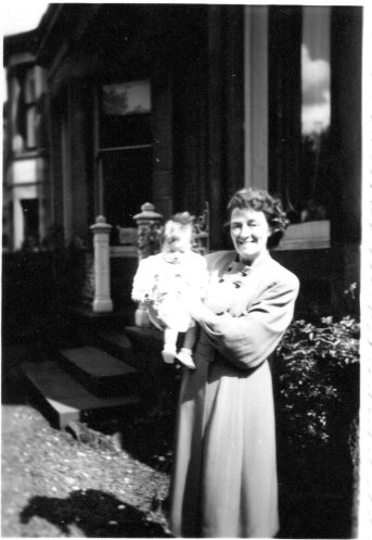 Gran Brown baby, Elaine 1954